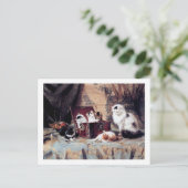 キャットファミリー，ヘンリエットロナーナイフ ポストカード (スタンド正面)