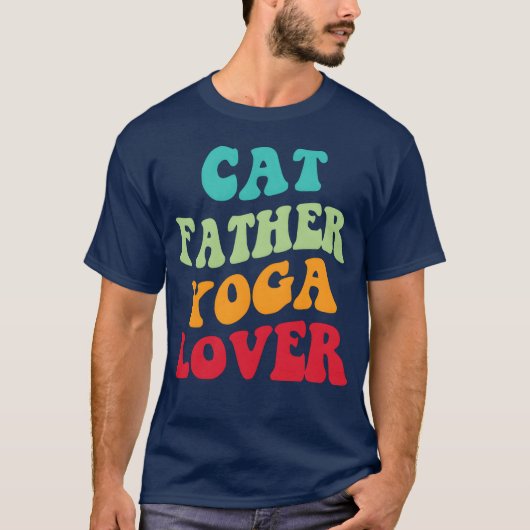 キャットファーザーヨガ恋人Iiiヴィンテージ Tシャツ (正面)