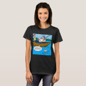 キャットフィッシュを釣ってるんだ Tシャツ (正面フル)