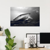 キャットフィッシュブルースプリント ポスター (ホームオフィス)