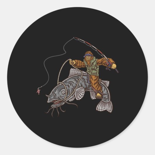 キャットフィッシングビフット狩りキャフィッシャント1 ラウンドシール (正面)