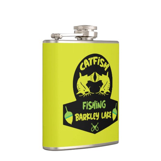 キャットフィッシングレイクバークレケンタッキー フラスク (右)