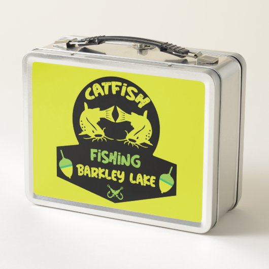 キャットフィッシングレイクバークレケンタッキー メタルランチボックス (裏面)