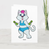 キャットフィットネス ダンベル カード (裏面)