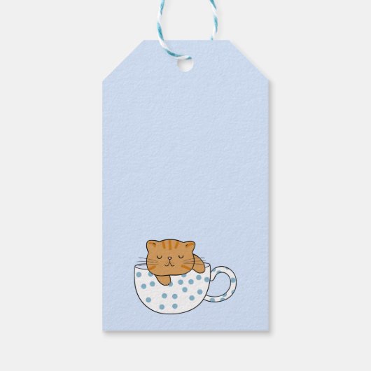 キャットフェインかわいいスタイル ギフトタグ (裏面)