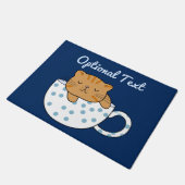 キャットフェインかわいいスタイル ドアマット (アングル)