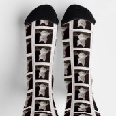 キャットフォトラバーおもしろいソックス ソックス (上部)