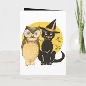 キャットフクロールハロウィン結婚式 プログラムカード プログラム (裏面)