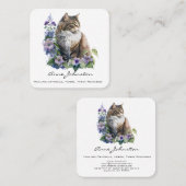 キャットフラワーズスクウェア スクエア名刺 (正面/裏面)