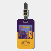 キャットフランシスコ ラゲッジタグ (正面縦)