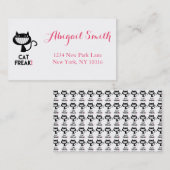 キャットフリーク!おもしろい名刺 名刺 (正面/裏面)