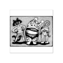 キャットフレンズエクササイズクラスゴム印