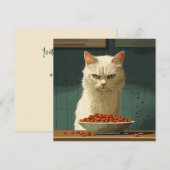 キャットフードストライキ 招待状 (正面/裏面)