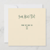 キャットフードストライキ 招待状 (裏面)