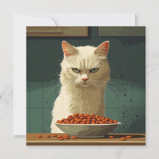 キャットフードストライキ 招待状 (正面)