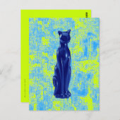 キャットブルー～はがき ポストカード (正面/裏面)