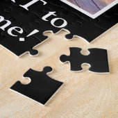 キャットプおもしろいン賢いシャム猫キッテンブルーアイズ ジグソーパズル (側面)