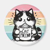 キャットプッチーノ 3 マグネット (正面)