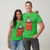キャットプランターガール Tシャツ (ユニセックス)