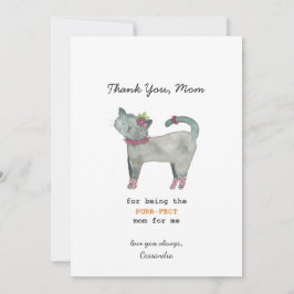 キャットプンパーフェクトマザーズデイ カード