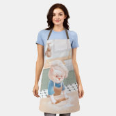 キャットベイカーベビーコージーモーニングパニング エプロン (着用した状態)