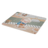 キャットベイカーベビーコージーモーニングパニング カッティングボード (角)