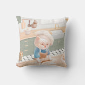 キャットベイカーベビーコージーモーニングパニング クッション (正面)