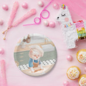 キャットベイカーベビーコージーモーニングパニング ペーパープレート (パーティー)