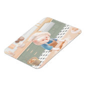 キャットベイカーベビーコージーモーニングパニング マグネット (左側)