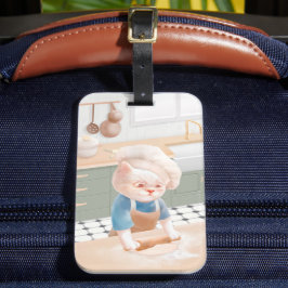 キャットベイカーベビーコージーモーニングパニング ラゲッジタグ