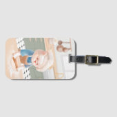 キャットベイカーベビーコージーモーニングパニング ラゲッジタグ (正面横)