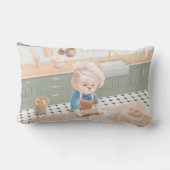 キャットベイカーベビーコージーモーニングパニング ランバークッション (裏面)