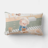 キャットベイカーベビーコージーモーニングパニング ランバークッション (正面)