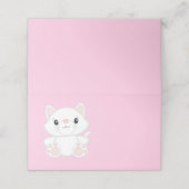 キャットベビーシャワー子猫ピンク プレイスカード (外部開封)