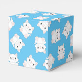 キャットベビーシャワー子猫ブルー フェイバーボックス (裏面サイド)