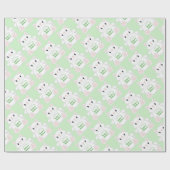 キャットベビーシャワー子猫 ラッピングペーパー (フラット)