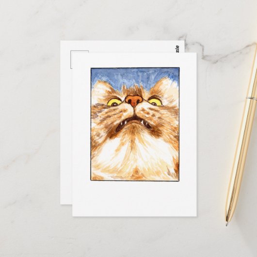 キャットペットセルフィー – DNMポストカード ポストカード (正面/裏面インサイチュ)