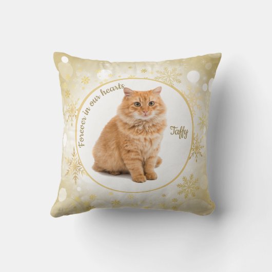 キャットペット記念オーナメント クッション (裏面)