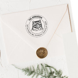 キャットペルシャファミリー差出人住所 ラバースタンプ