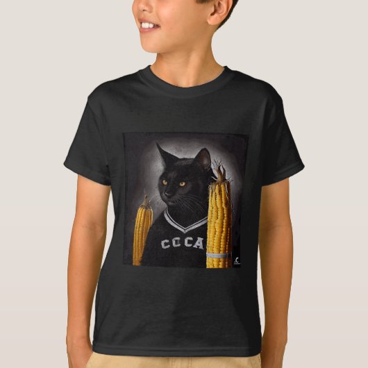 キャットホッケーコーン Tシャツ (正面)