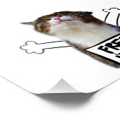 キャットホールディングフリーハグサイン フォトプリント (角)