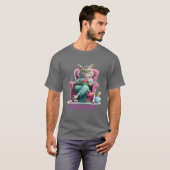 キャットボス女 Tシャツ (正面フル)