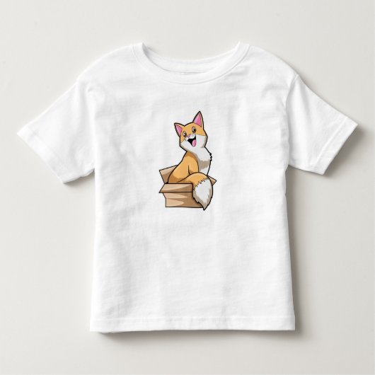 キャットボックス トドラーTシャツ (正面)