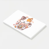 キャットボバ茶バブルティーアニメかわいい女児猫 ポストイット (アングル)