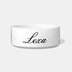 キャットボパーソナライズされたウルペットウォーター&フード ボウル