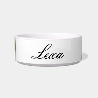 キャットボパーソナライズされたウルペットウォーター&フード ボウル