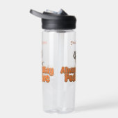 キャットボホヒッピーカスタムパーソナライズされたヒッピー ウォーターボトル (右面)