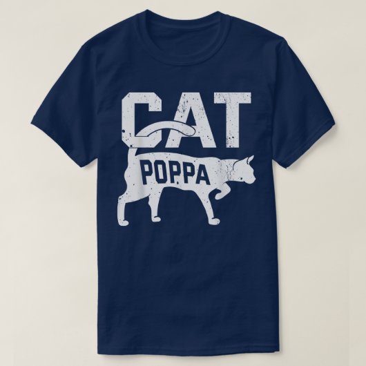 キャットポッパキッテンペットの飼い主ミオファーズデー Tシャツ (デザイン正面)