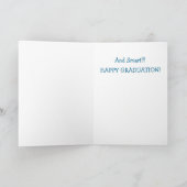 キャットポータスティック卒業 カード (内部)