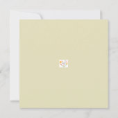 キャットポートレートアートデザインサンキューカード サンキューカード (裏面)